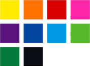 MC10 Rainbow Stick Ballpoint Pens, Assorted Ink Colours, 1.0mm Tip