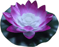 lotus flowers - LED pool lights, outdoor candle lamp, artificial river lantern for pool, pond, wedding decor