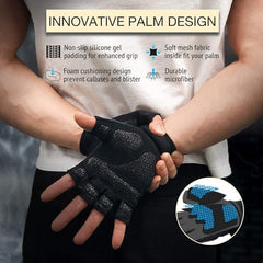Weight Lifting & Gym Gloves – Breathable, Snug-Fit Workout Gloves for Men & Women