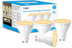 Tapo Wi-Fi GU10 LED Bulbs, Multicolor, 16 Million Colors, White Tunable, Remote Control