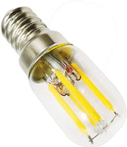 2-Pack E14 3W LED Refrigerator Bulb, 6000K Cool White, Energy-Saving SES Pygmy Light for Freezer, Microwave, Cooker Hood & Appliance Lighting