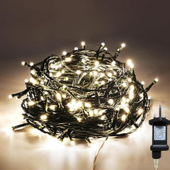 Gresonic100/200/300/400LED Fairy Lights,8 Modes Timer String Lights for Bedroom (100LED, 8 Modes Warm White)