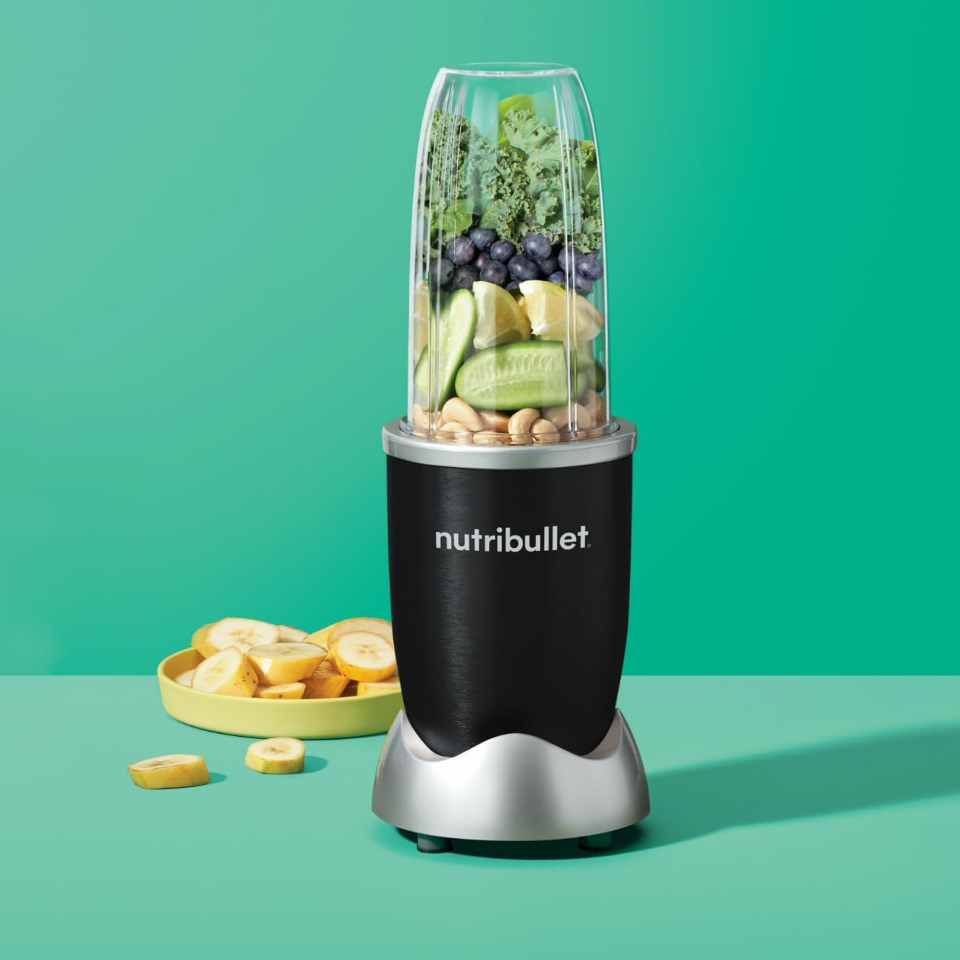Blender 600 Series Powerful 600W Personal Extractor with 20,000 RPM Cyclonic Technology – Smoothie & Shake Maker with High Torque Power Base, Easy Clean Design – Piano Black