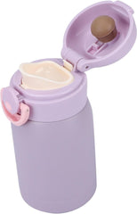 150ml Mini Stainless Steel Water Bottle – Leakproof Thermos Flask with Straw for Hot & Cold Drinks