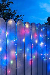 100/200/300 LED Copper Wire Solar Rice String Lights – Wrap Around Trees, Plants, Mirrors for Home and Garden Decoration (300 LED Copper Wire, Multi-Coloured)