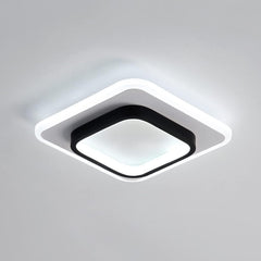 Square flush mount LED light for bedrooms

