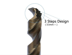 Metric M42 8% Cobalt Twist Drill Bits 1.5mm-6.5mm (13pcs)
