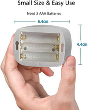 3 Pack Motion Sensor Night Lights Indoor Battery Operated LED Warm White