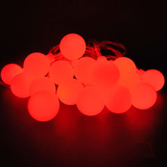 Battery Powered Berry Ball LED Fairy Lights 20LEDs 2M (Red)