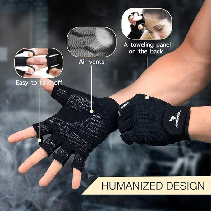 Weight Lifting & Gym Gloves – Breathable, Snug-Fit Workout Gloves for Men & Women