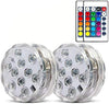 2-Pack Submersible LED Lights with Remote – Waterproof, 16 Colors for Aquarium, Pool, Vase, and Party Decor