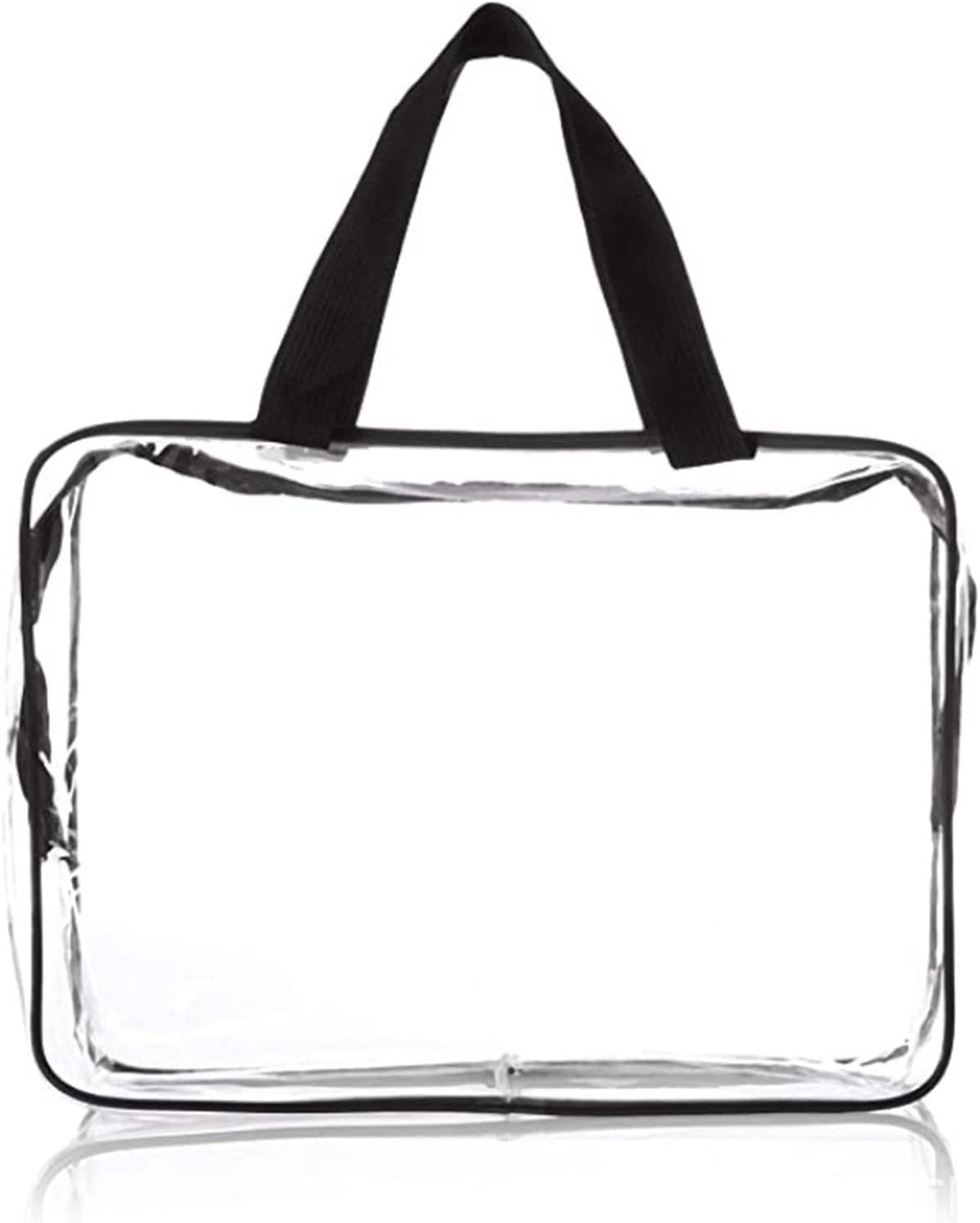 2 Pcs Clear Toiletry Bags – Large Waterproof Transparent Makeup & Travel Organizers