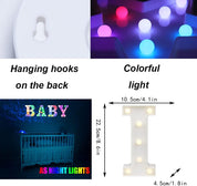 Colorful LED Marquee Letter Light with Remote Control