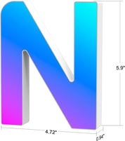 LED Letter N USB Colour Changing Light