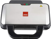 Square Waffle Maker 1000W – Electric Non-Stick Iron Machine with Deep Cooking Plates & Recipes Included