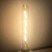 4W Tubular Edison LED Filament Bulb 2700K Warm White 4 Pack