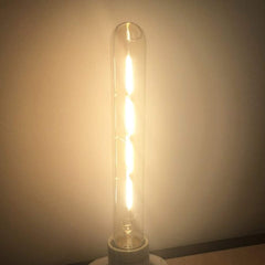 4W Tubular Edison LED Filament Bulb 2700K Warm White 4 Pack