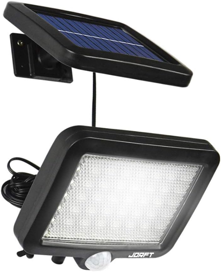 Solar Security Lights, 56 LED Solar Wall Lamp Human/Light Sensor Waterproof Super Bright Lights for Garden