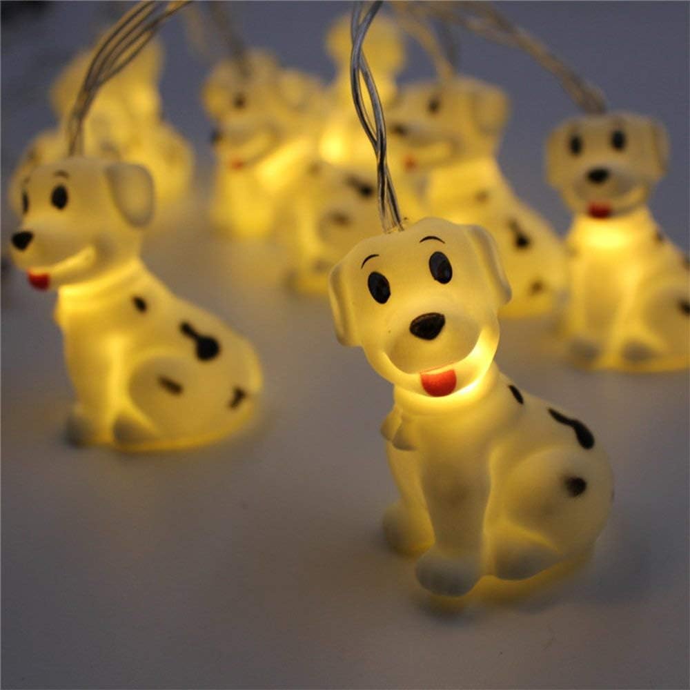 Cute Shark Fairy Lights – Battery Operated LED String Lights with Warm White Copper Wire, Ideal for Children's Bedroom, Holiday, and Christmas Decor