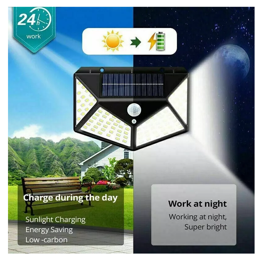 4X Solar Power PIR Motion Sensor