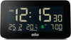Digital Alarm Clock with Date, Month, Temperature, Negative LCD & Crescendo Beep