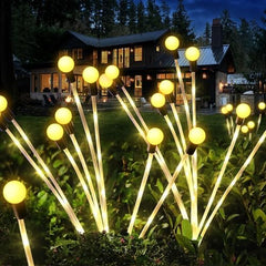 Joltix Solar Firefly Lights – 6-Pack with 48 LED Swaying Lights, Waterproof Dancing Fireflies for Garden, Flower Bed, Pathway, and Yard