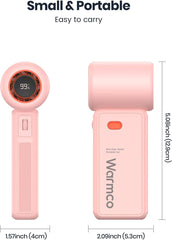 Portable Turbo Handheld Fan 5000mAh Digital Display