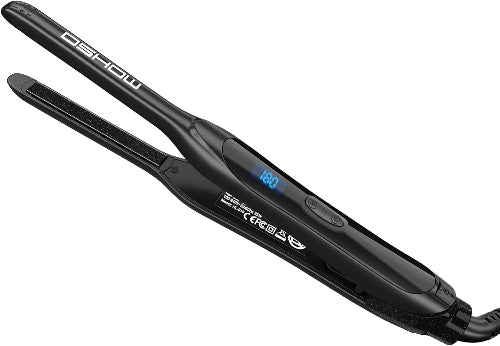 Pencil Hair Straightener for Short Hair, Dual Voltage, Adjustable Temp & Auto Shut-Off