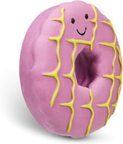 Iced Ring Biscuit Dog Toy – Durable Latex Chew Toy for Fun, Fetch & Interactive Play