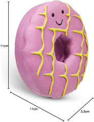 Iced Ring Biscuit Dog Toy – Durable Latex Chew Toy for Fun, Fetch & Interactive Play