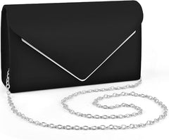 Women’s Evening Clutch Bag – Elegant Party, Wedding & Prom Purse with Detachable Strap