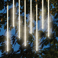 Meteor Shower Christmas String Lights – Indoor/Outdoor Use, Available in 2 Sizes, Bright White or Warm White (Warm White, 3 Metres)