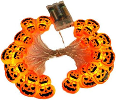 Halloween String Lights 1.5 Metres 10 Pieces for Home Garden Decoration, Halloween LED Fairy Light with 2 Modes for Party Decor (Ghosts, 1.5m)