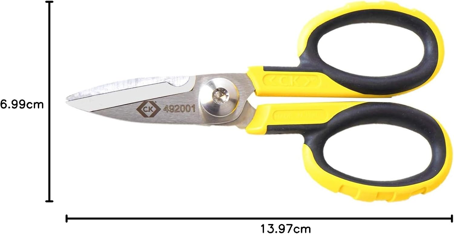 Electrician’s Square Scissors 140mm Serrated