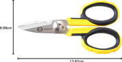 Electrician’s Square Scissors 140mm Serrated