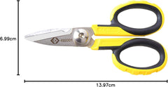Electrician’s Square Scissors 140mm Serrated