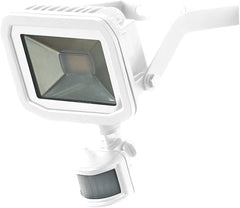 Guardian Slim Flood Light with PIR Motion Sensor and 1 Metre Cable, 12.5 x 8.5 cm, 8 Watts, 3000K Colour Temperature, White