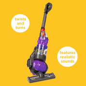 Casdon Dyson Ball Toy Vacuum Cleaner – Realistic Mini Dyson Replica with Twist & Turn Action for Kids Aged 3+, Purple