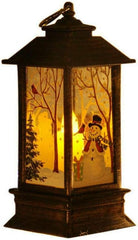 HoitoDeals LED Christmas Lantern Table Lamp - Light Up Ornament for Xmas Decoration