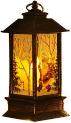 HoitoDeals LED Christmas Lantern Table Lamp - Light Up Ornament for Xmas Decoration