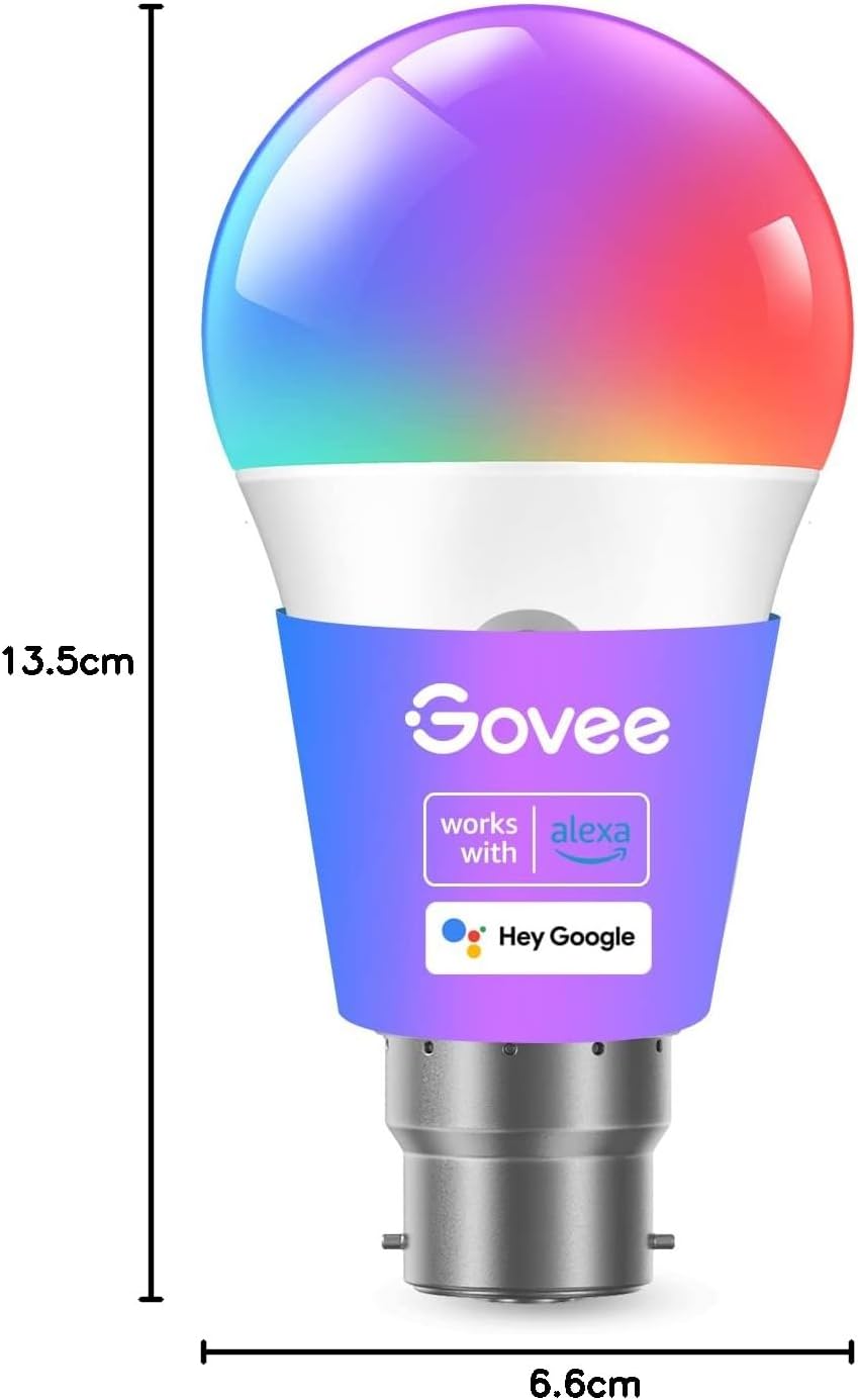 RGBWW Smart LED Bulb B22 9W 800LM WiFi
