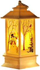 HoitoDeals LED Christmas Lantern Table Lamp - Light Up Ornament for Xmas Decoration