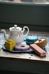 Iced Ring Biscuit Dog Toy – Durable Latex Chew Toy for Fun, Fetch & Interactive Play