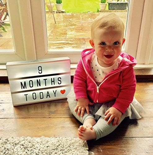 A4 Cinematic Light Box with 105 Letters & Colour Emojis