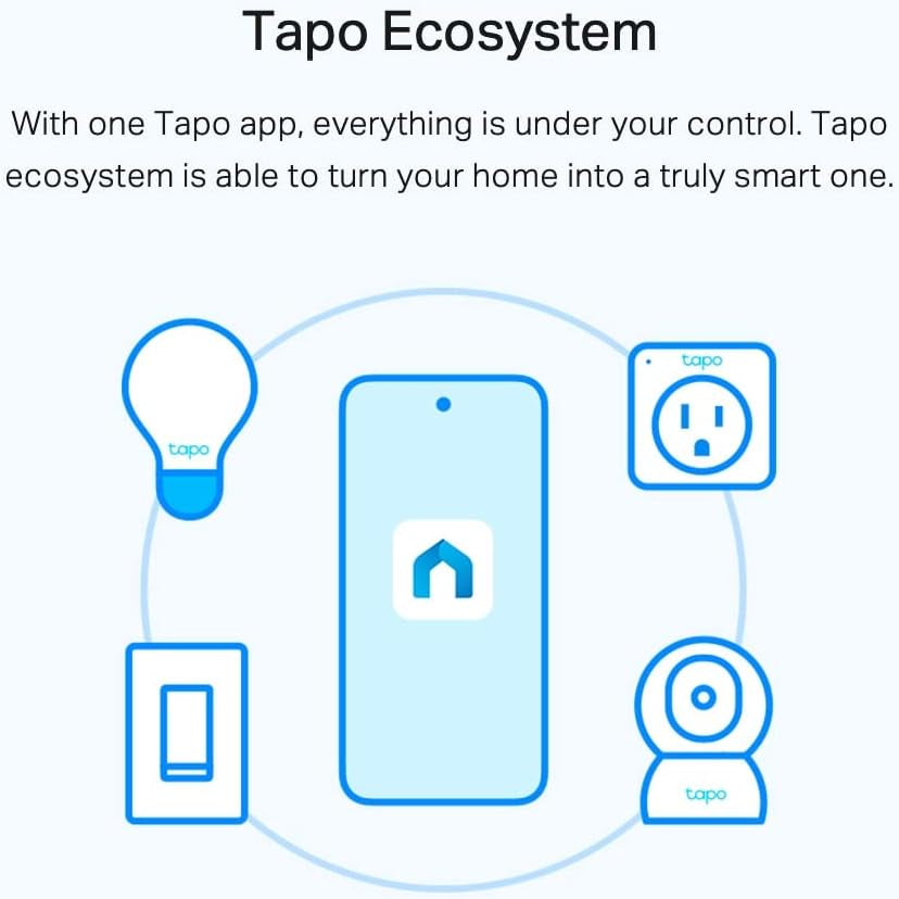 Tapo L510E 2-Pack E27 Smart WiFi LED Bulbs 8.3W
