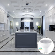 GU10 LED Bulbs 5W Cool White – Energy Saving Spotlight, Pack of 4