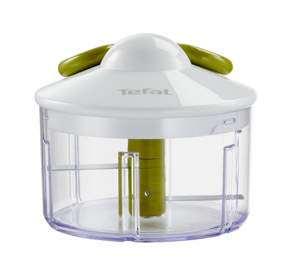 Tefal 5 Second Manual Chopper – 500ml, White & Green, Model K1330404