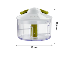 Tefal 5 Second Manual Chopper – 500ml, White & Green, Model K1330404