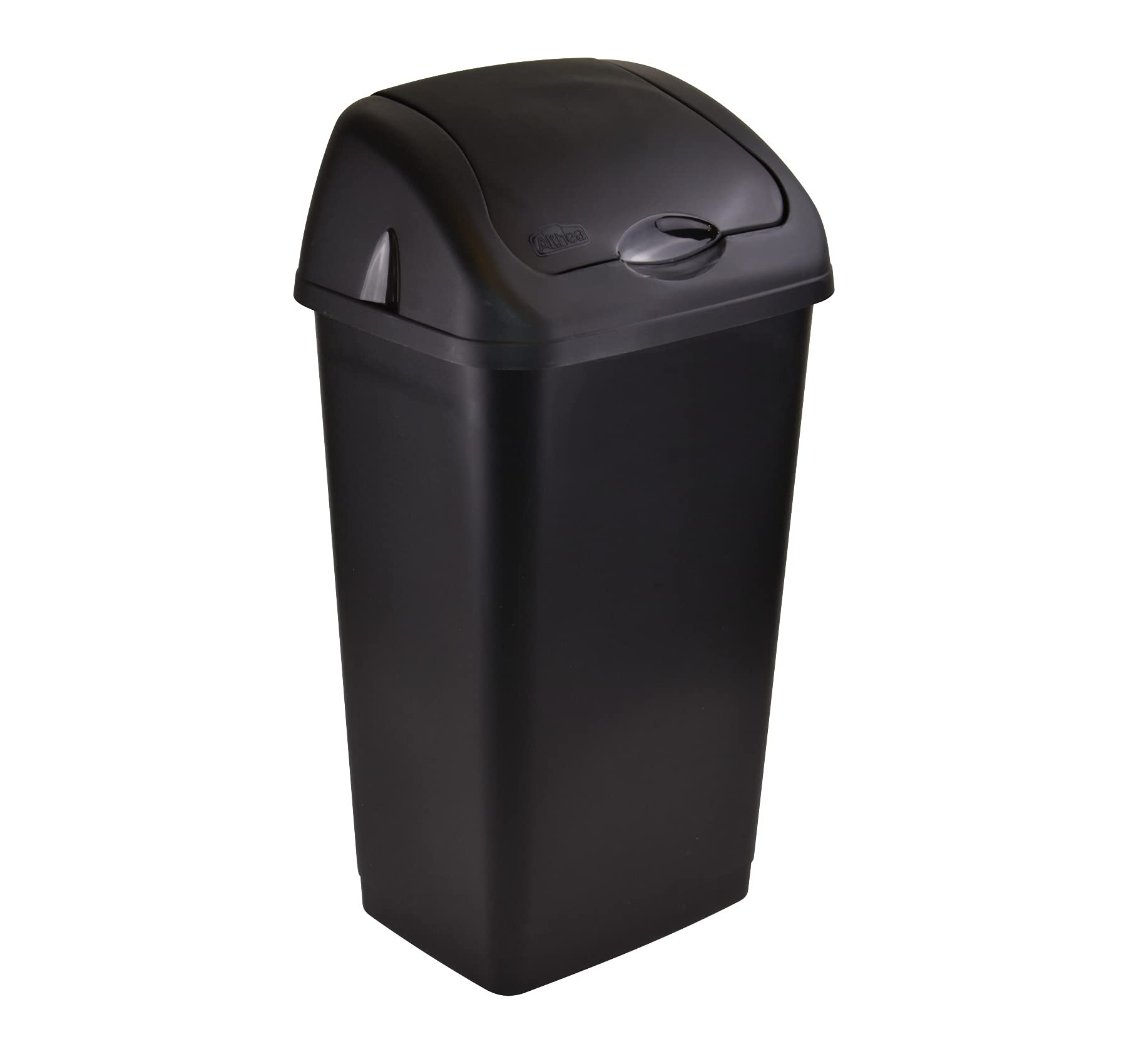 Sterling Ventures 60L Premium Plastic Swing Bin – Black Kitchen & Home Waste Bin