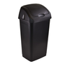 Sterling Ventures 60L Premium Plastic Swing Bin – Black Kitchen & Home Waste Bin